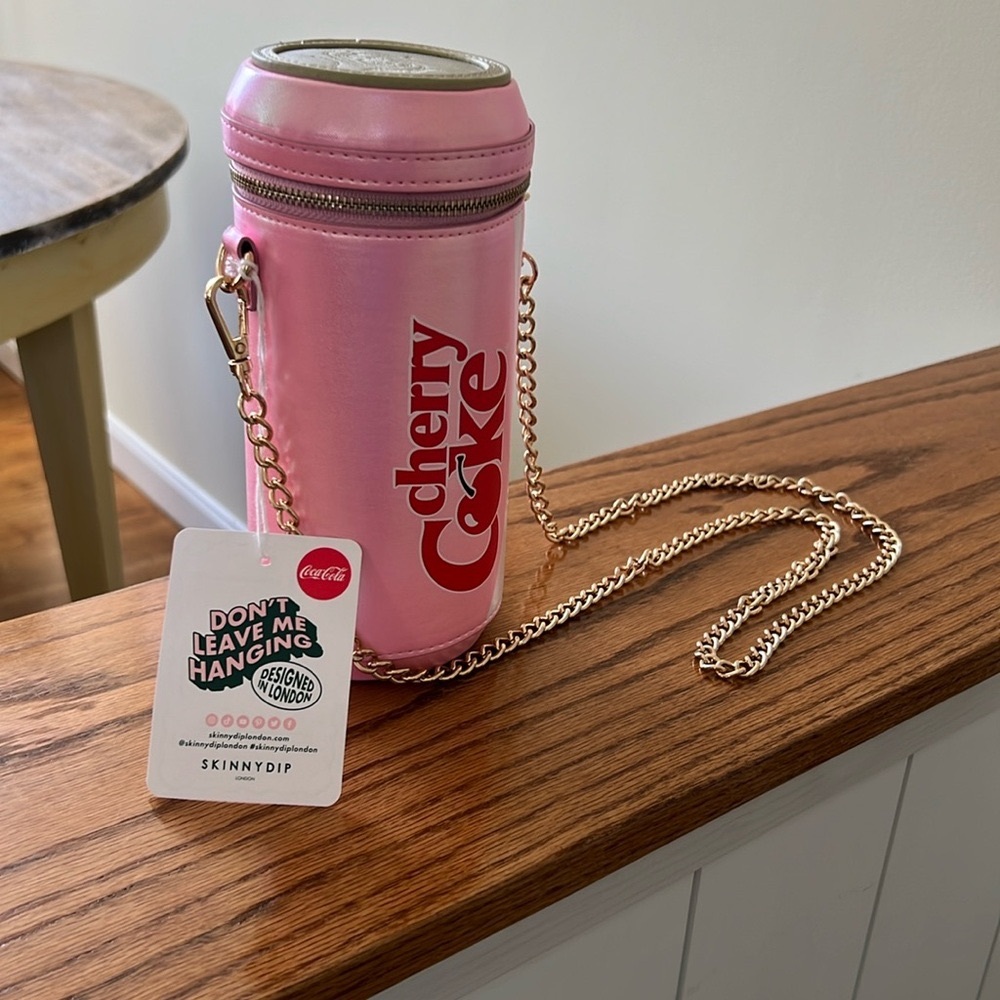 Skinny Dip Cherry Coke collab crossbody purse